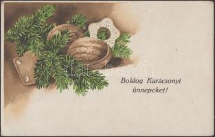 15 db főleg régi, karácsonyi üdvözlőlap / 15 mainly old Christmas greeting cards
