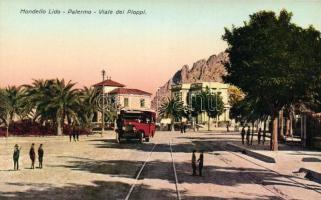 Mondello Lido, Viale dei Pioppi, autobus