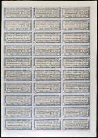 Belga-Kongó 1927. "Ipari és Mezőgazdasági Részvénytársaság" részvénye 100Fr-ról (2x) egymá...