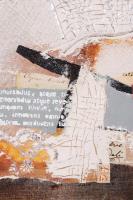 Ajtai Tamás (1952-): Tekintélyes örökség. Vegyes technika, farost, jelzett, 40×40 cm