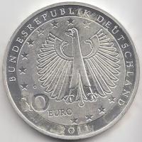 Németország 2011. 10 Ag Liszt Ferenc T:PP Germany 2011. 10 Euro Ag Franz Liszt C:PP