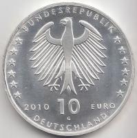 Németország 2010G 10 Ag Konrad Zuse T:PP Germany 2010G 10 Euro Ag Konrad Zuse C:PP Krause KM#289