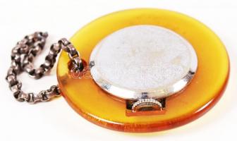 cca 1940 Primora svájci mechanikus ékszer zsebóra / Primora mini Swiss watch