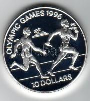 Salamon szigetek 1994. 10$ "Olimpia 1996" Ag T:PP