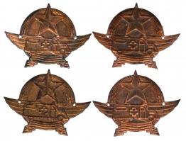 cca 1950 4 db mentős jelvény