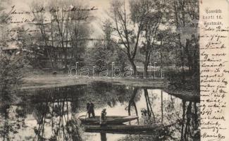 Szatmár Kossuth kerti tó / park, lake, Divald