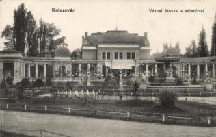 Kolozsvár, Városi kioszk, sétatér / kiosk, promenade