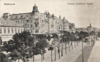 Debrecen, Ferenc József út, üzletek