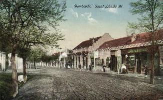 Dombóvár, Szent László tér, Spitzer Imre üzlete (EK)