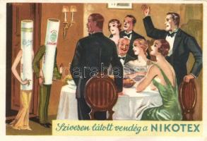 Nikotex advertisement, Rimaszombat vissza So. Stpl, s: Gebhardt (EB)