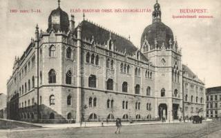 Budapest IX. Iparművészeti Múzeum, Első magyar országos bélyegkiállítás, So. Stpl