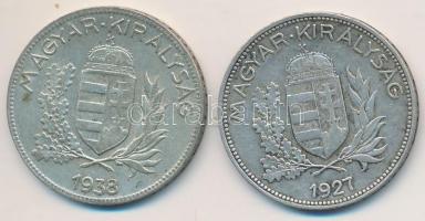 1927. 1P Ag + 1938. 1P Ag T:2,2-