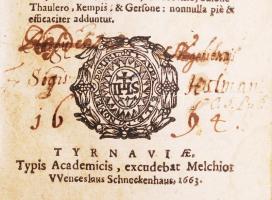 Nieremberg, Juan Eusebio SJ.: Adoratione in spiritu et veritate libri quatuor. Tyrnaviae, 1663, (Typ...