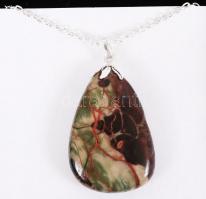 Mohaachát függő láncon / agate pendant.