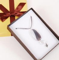 Achát függő kapcsos szalagon /
agate pendant