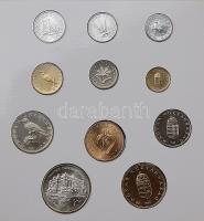 1971-93. forgalmi szettek: 1971-89 19db + 1990-92 rövid (fillér) 3 db + 1993 1 db, összesen 23db T:B...