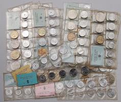 1971-93. forgalmi szettek: 1971-89 19db + 1990-92 rövid (fillér) 3 db + 1993 1 db, összesen 23db T:B...