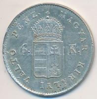 1849NB 6Kr Ag (2.27g) T:2