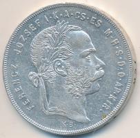 1879KB 1Ft Ag "Középcímer" T:2 k