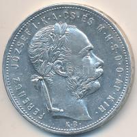 1881KB 1Ft Ag "Középcímer" T:2