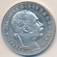 1881KB 1Ft Ag "Középcímer" T:1-,2