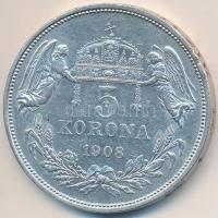 1908KB 5K Ag Ferenc József T:2,2-