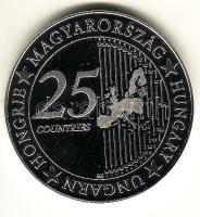 Modern emlékérem "Euró fantázia-Szent Korona" Ag 20,7g, tanúsítvánnyal T:PP Csak 2000db! RR!!