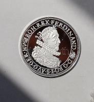 Modern emlékérem "Magyar tallérok-II.Ferdinánd" Ag 20g, tanúsítvánnyal T:PP Csak 2000db! R...