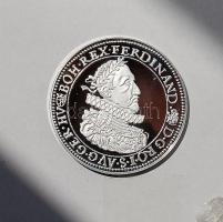 Modern emlékérem "Magyar tallérok-II.Ferdinánd" Ag 20g, tanúsítvánnyal T:PP Csak 2000db! R...