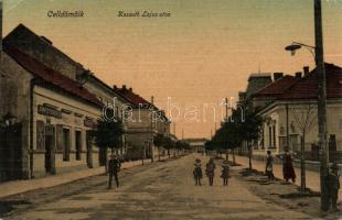 Celldömölk, Kossuth Lajos utca, Gönye Ferenc kereskedése; Szagán János kiadása (EK)