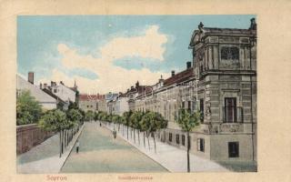 Sopron, Alsólövér utca; Hagenauer György kiadása