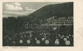 Sopron, Bánfalvai hősi temető; kiadja a hősi temető felügyelősége (EK)