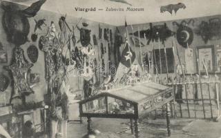 Visegrád, Zubovits múzeum belső; Birkl József kiadása