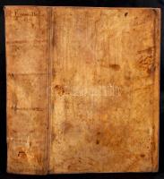 P. F. Procopii Templinensis (Prokop von Templin): Dominicale triennale primum. H.n., 1676, k.n. A eredeti egészbőr kötés felhasználásával újrakötve, a címlap restaurált, egyébként jó állapotú /  Rebound in the original leather binding, title page restored, otherwise good condition