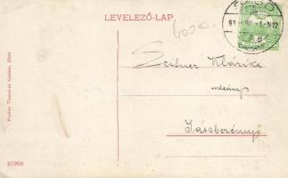 Sásd, Vasút utca, a Pichler testvérek vegyeskereskedése (EK)