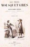 Dumas, Alexandre: Les trois mousquetaires. Illustrés par J.-A. Beaucé, F. Philippoteaux, etc. Pars 1...