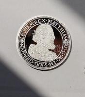 Modern emlékérem "Magyar tallérok-II.Mátyás" Ag 20g, tanúsítvánnyal T:PP Csak 2000db! RR!!