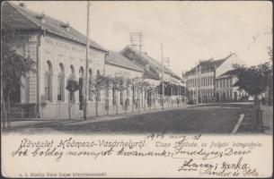 Hódmezővásárhely, Tisza Szálloda, Kiss Lajos vendéglője, polgári leányiskola; kiadja Dura Lajos könyvkereskedő