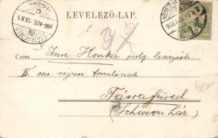 Hódmezővásárhely, Tisza Szálloda, Kiss Lajos vendéglője, polgári leányiskola; kiadja Dura Lajos köny...