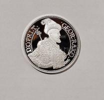 Modern emlékérem "Magyar tallérok-II. Rákóczi György" Ag 20g, tanúsítvánnyal T:PP Csak 200...