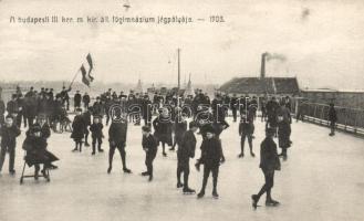 1908 Budapest III. Állami Főgimnázium jégpályája