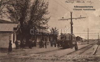 Budapest XVI. Rákosszentmihály, villamos vasútállomás