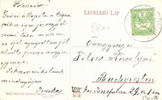 Bakonyszombathely, Gróf Eszterházy Béla kastélya; Haftl Kálmán kiadása