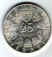 Ausztria 1967. 25Sch "M.Theresia" Ag T:2+