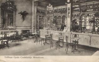 Miskolc, Trillhaas Gyula cukrászdája