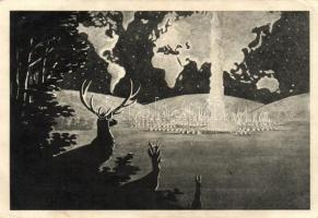 1933 Gödöllői erdőszélen, Jamboree, kiadja a tolna megyei cserkész-intéző bizottság (EB) 