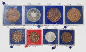 Szép gyűjtemény főleg MÉE emlékérmek, Br és egyéb fém, 229 db kevés duplával 7db érmetartóban és 8 db eredeti tokban T:1,2