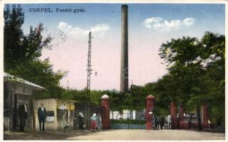 Budapest XXI. Csepel, posztógyár