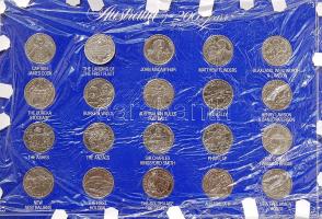 Ausztrália tartalmas, komoly gyűjtemény 1910-től modern időkig, 741 klf db néhány idegen állammal (K...