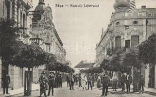 Pápa, Kossuth Lajos utca, Erzsébet-udvar; Kis Tivadar kiadása